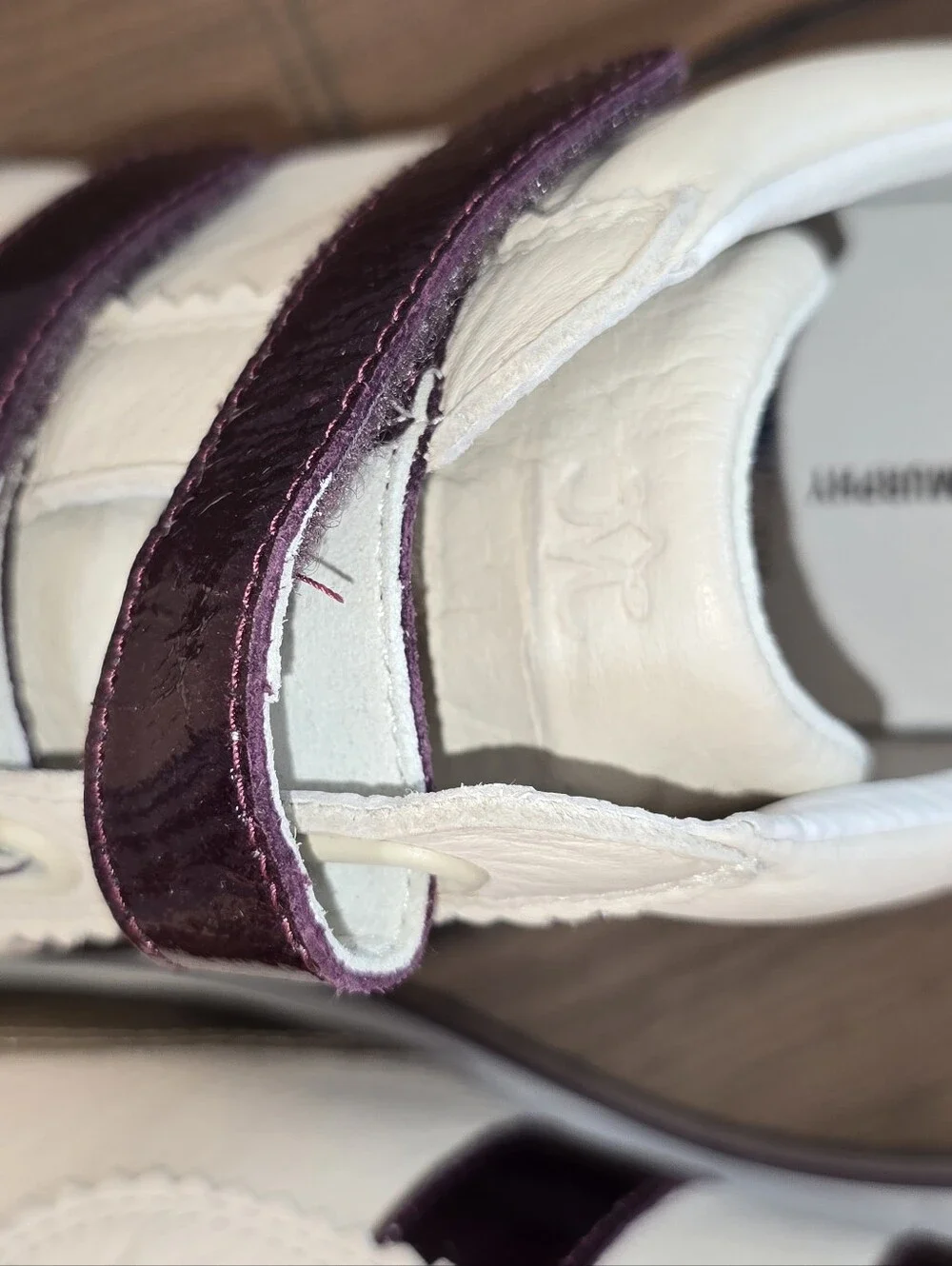 Johnston & Murphy NWOTGracie Olive & Burgandy Double-Strap Sneaker Women's Sz 9M